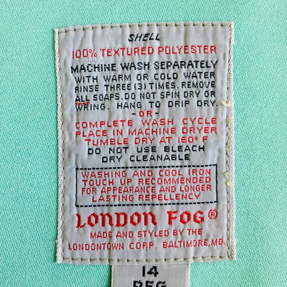 S.O.L.D.!!!!!! Vintage Mint London Fog Trench Coat - Picture 3 of 5